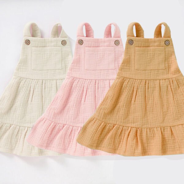Organic Cotton Muslin Baby Dress
