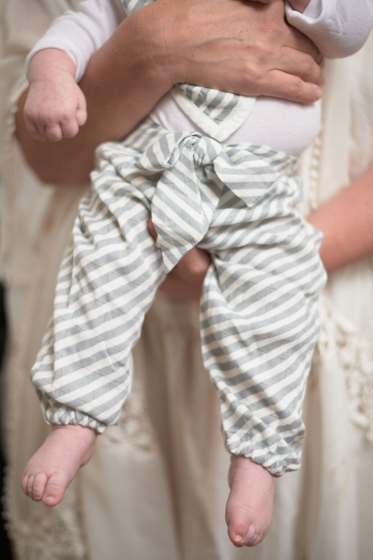 Finley stripe bamboo newcastle mini pants - image 2