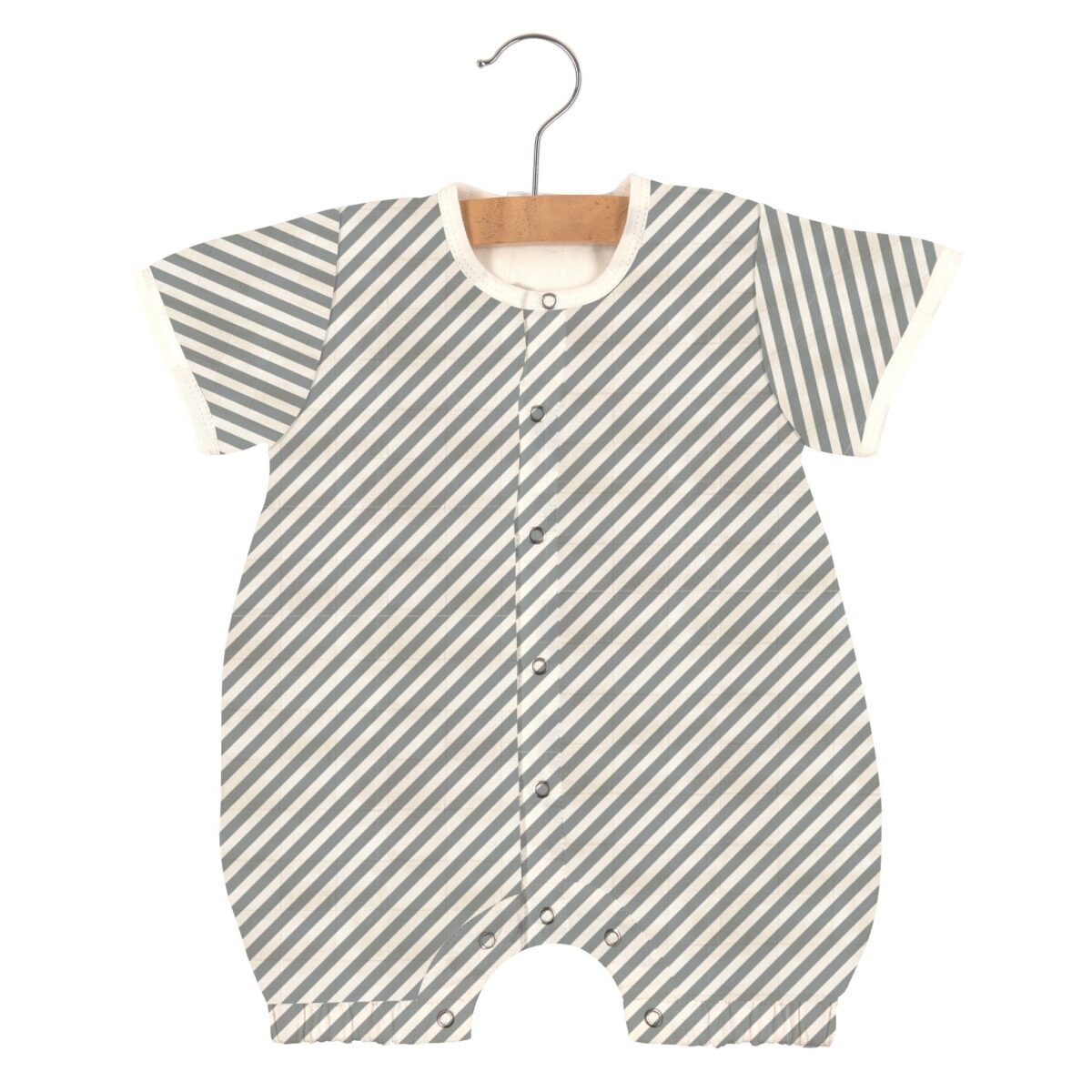 Finley stripe bamboo newcastle mini romper | cloudybébé baby product