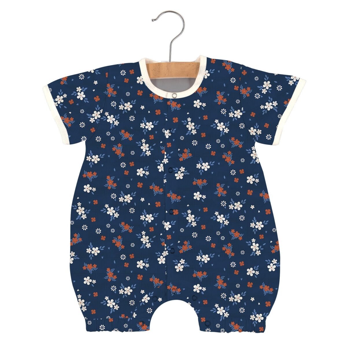 Serenity floral bamboo newcastle mini romper - image 1