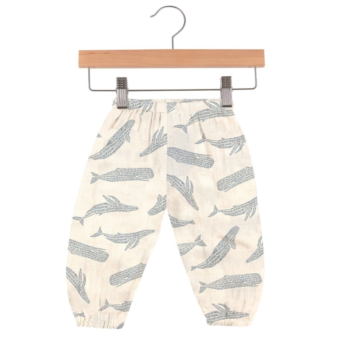 Blue shadow whales bamboo newcastle mini pants - image 1