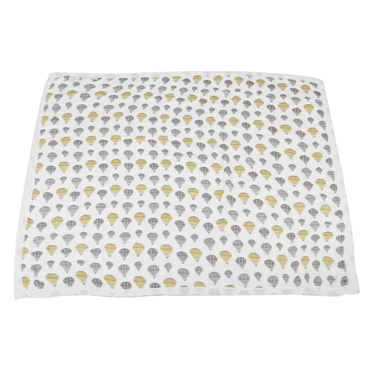 Hot air balloon and northern star bamboo muslin newcastle blanket | cloudybébé baby product