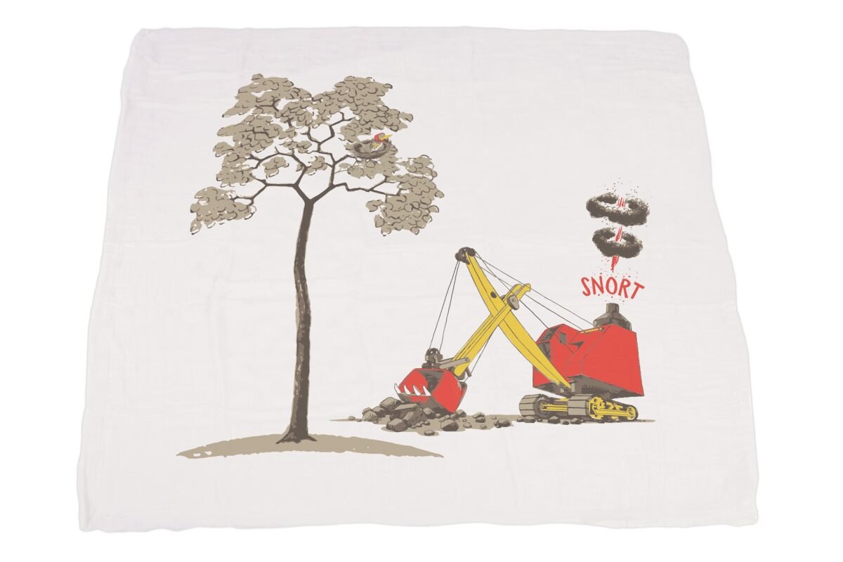 Are you my mother? Bamboo muslin newcastle blanket | cloudybébé baby product