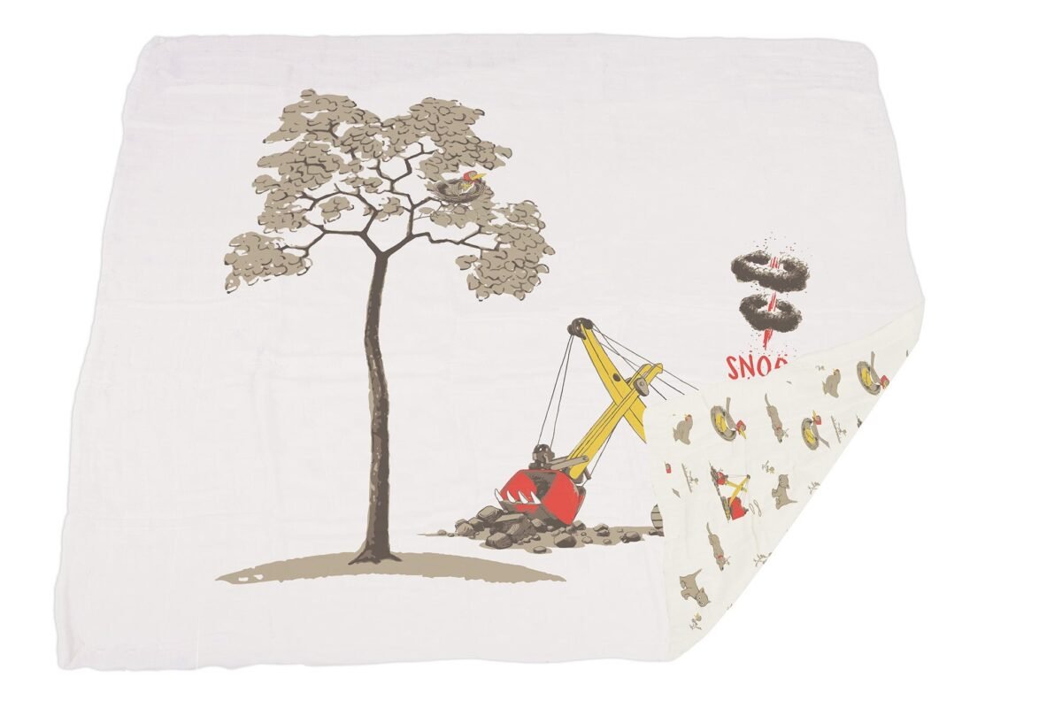 Are you my mother? Bamboo muslin newcastle blanket | cloudybébé baby product