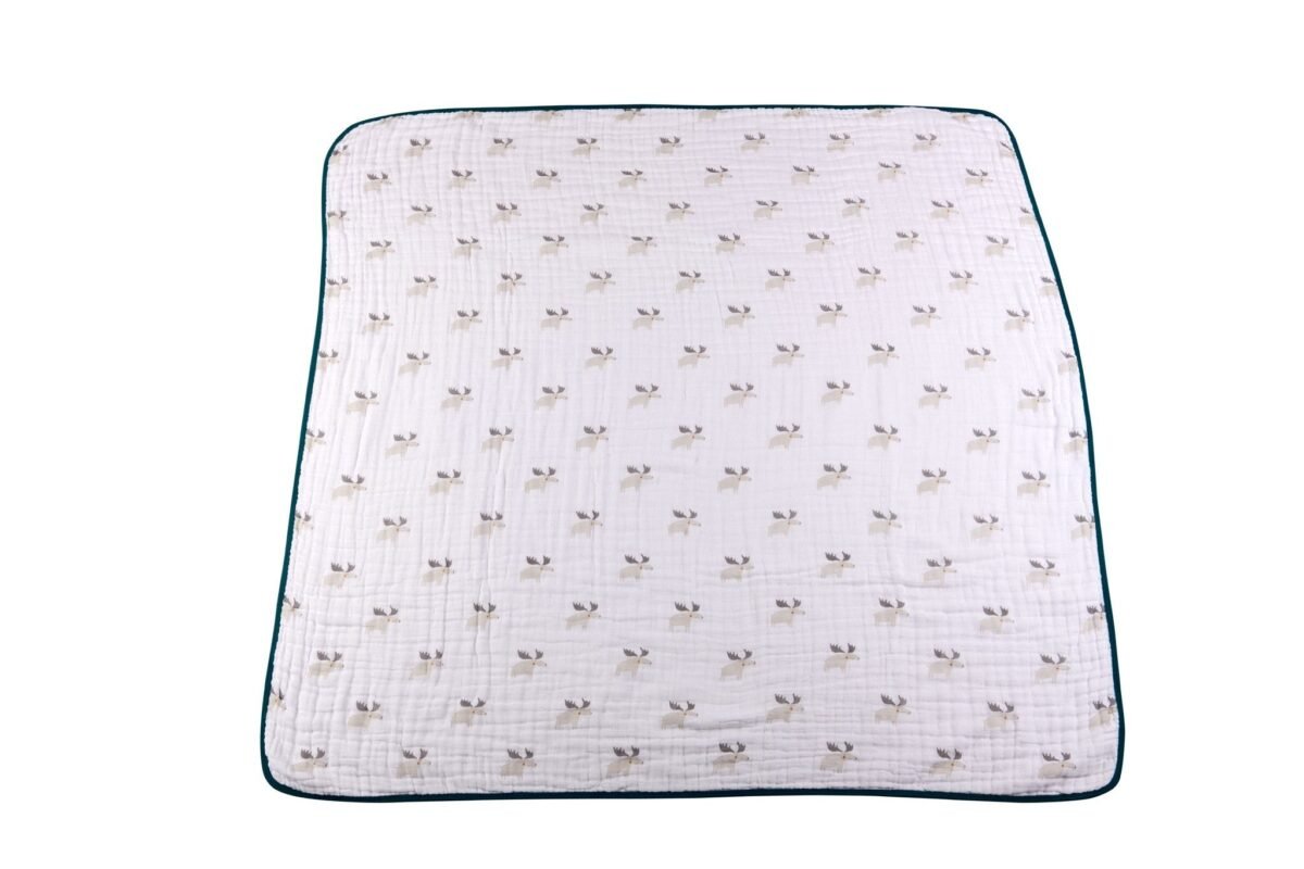 Mister moose and forest arrow cotton muslin newcastle blanket | cloudybébé baby product
