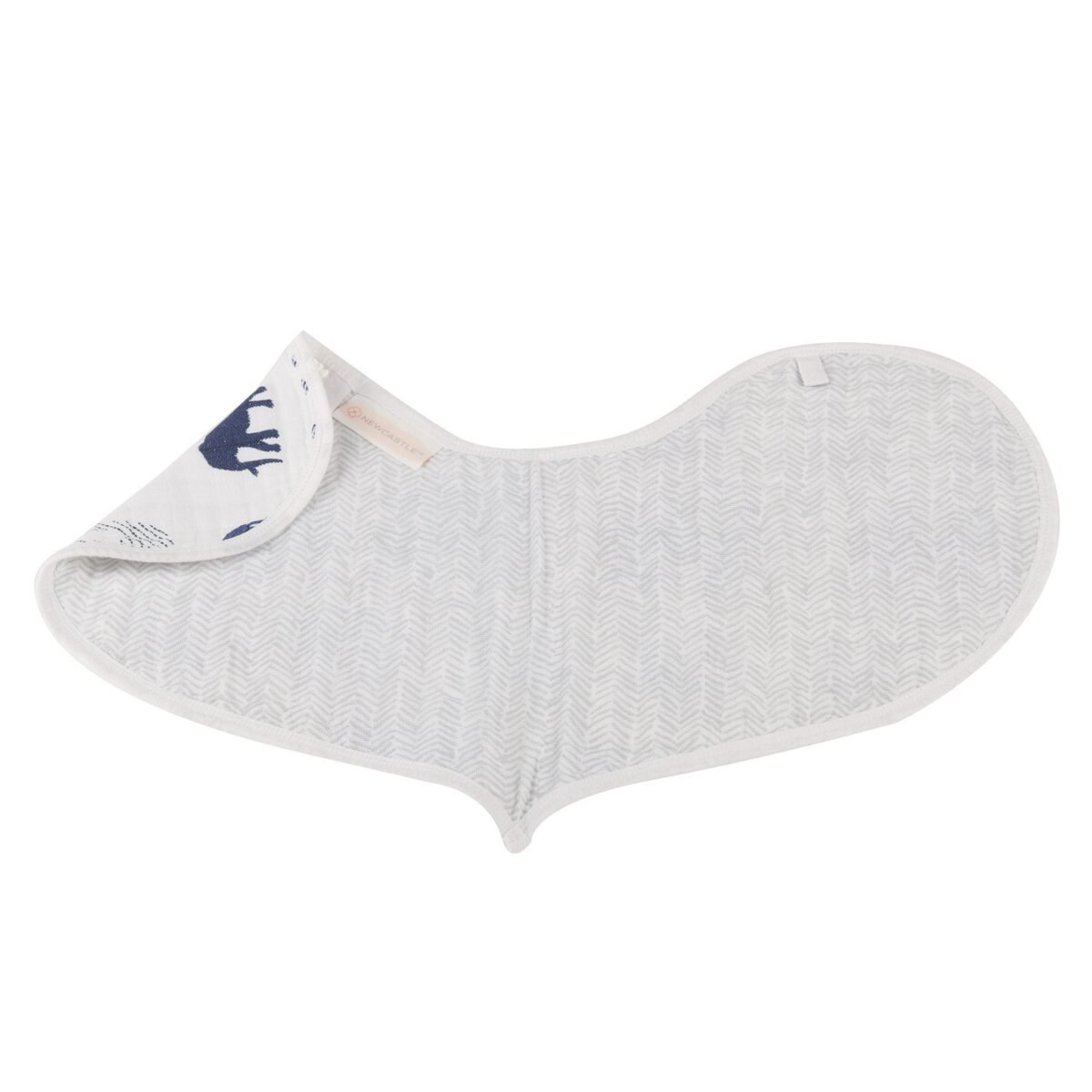 In the wild elephant cotton burp cloth bib 2pk | cloudybébé baby product