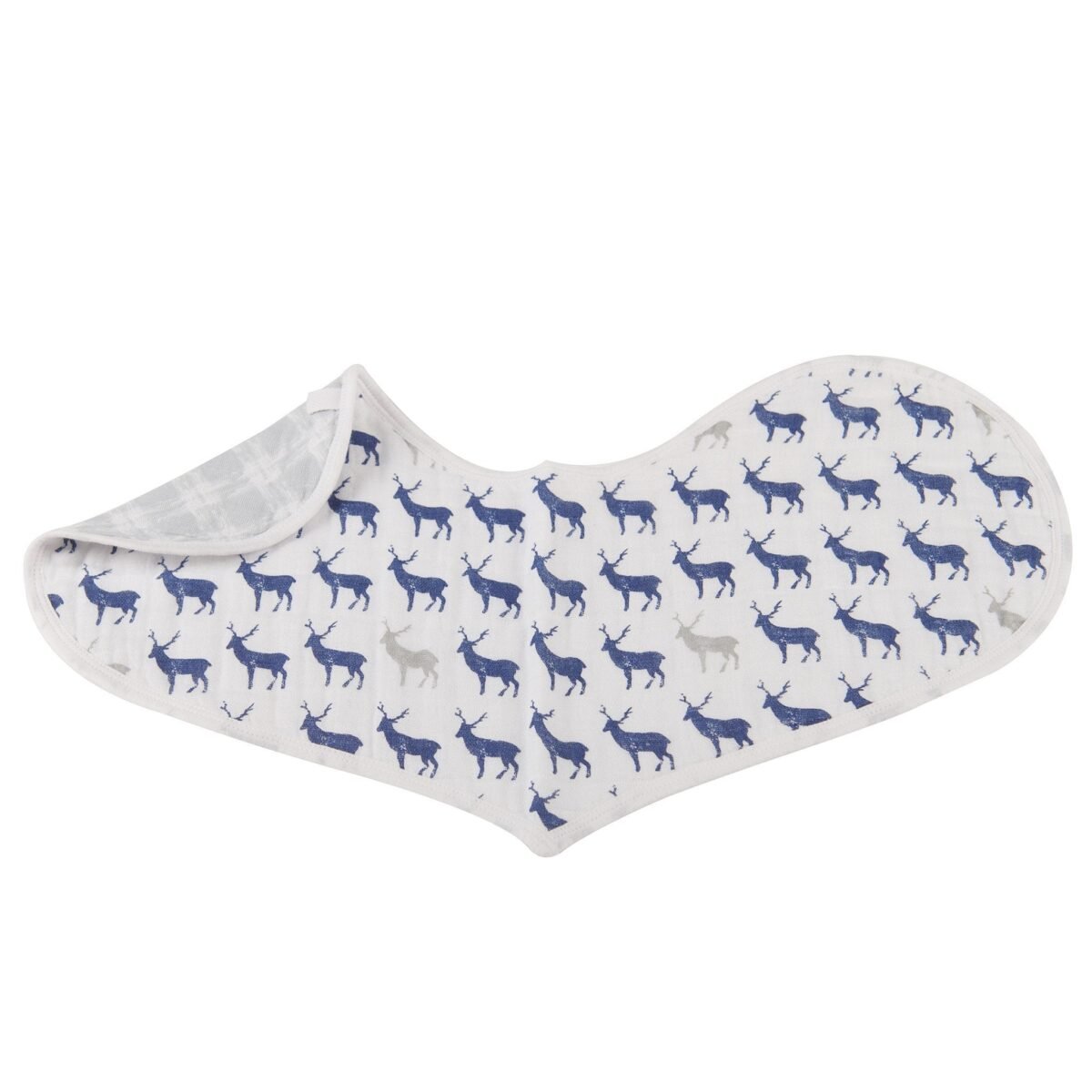 In the wild elephant cotton burp cloth bib 2pk | cloudybébé baby product