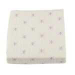 "Luxurious Lavender Flower Bamboo Muslin Blanket, featuring a soft and cozy design with delicate lavender flower pattern. Perfect for your little one's comfort and style. Ideal for a lavender flower baby blanket."