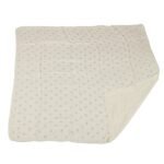"Luxurious lavender flower bamboo muslin baby blanket - Soft, cozy, and breathable fabric perfect for newborns. Ideal for all seasons."