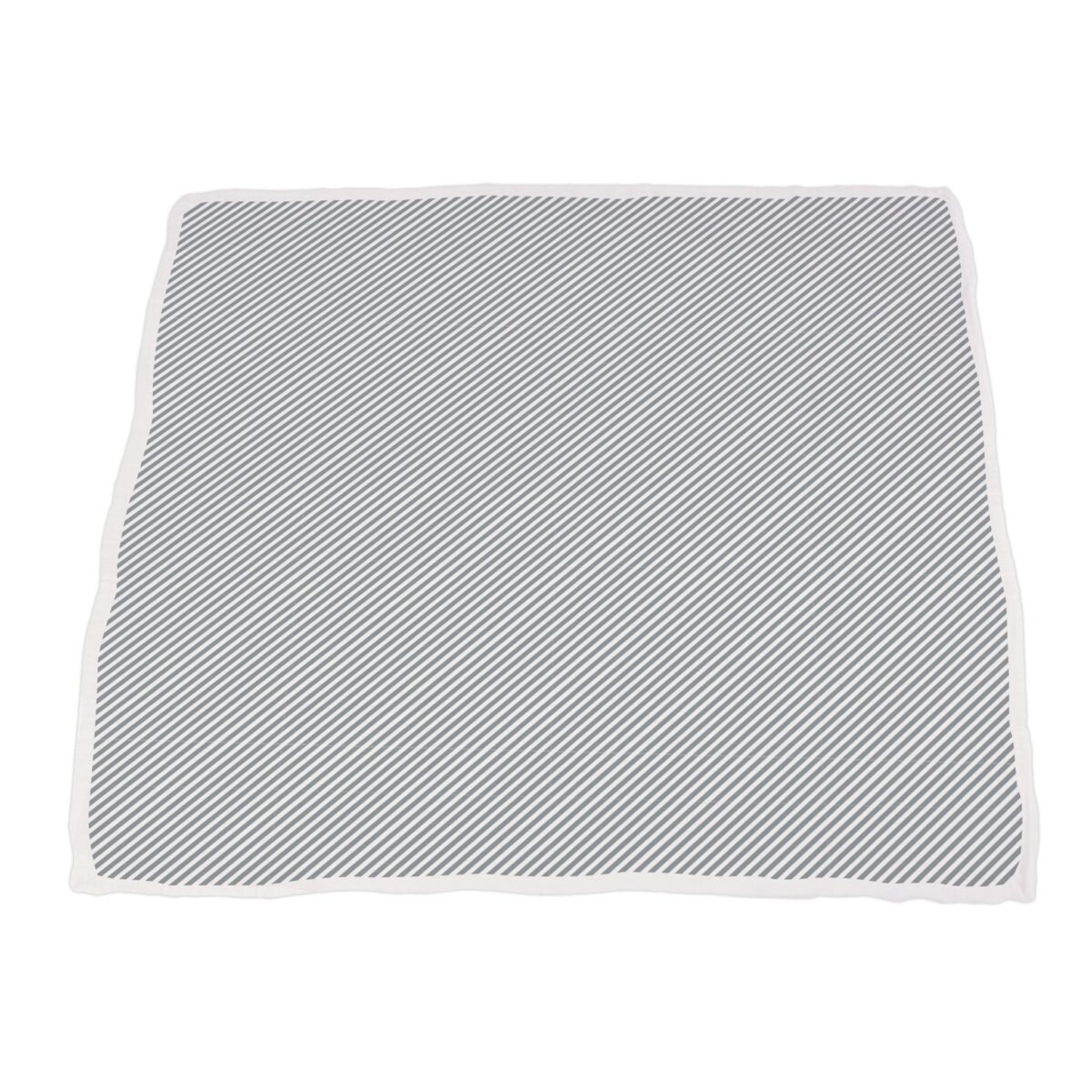 Serenity and finley stripe bamboo muslin newcastle blanket | cloudybébé baby product