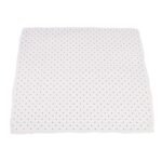"Luxurious Wildflowers & Periwinkle Diamond Polka Dot Bamboo Blanket for newborns, a cozy and stylish baby blanket."