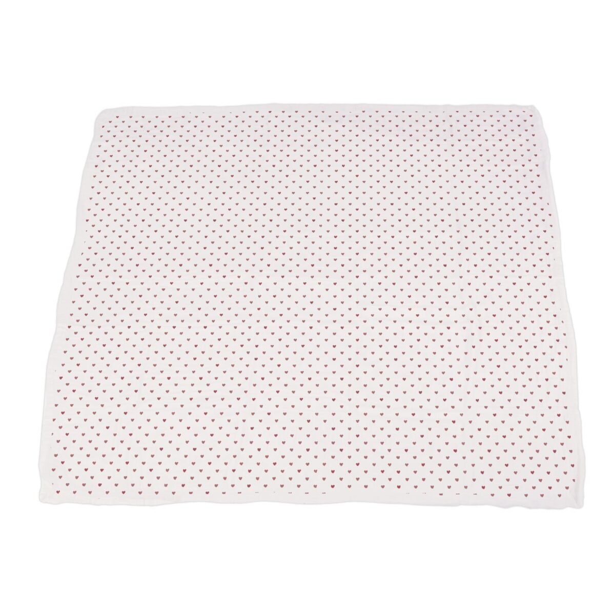Two hearts and sweetheart cherry newcastle blanket | cloudybébé baby product