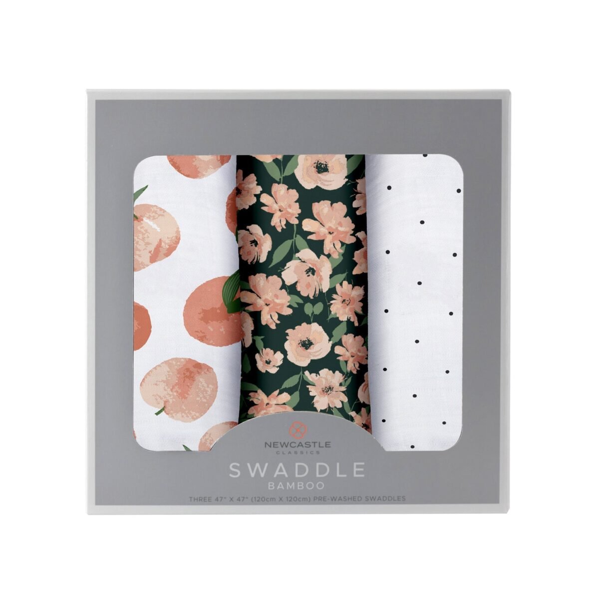 Canyon sunset bamboo swaddle 3 pack | cloudybébé baby product