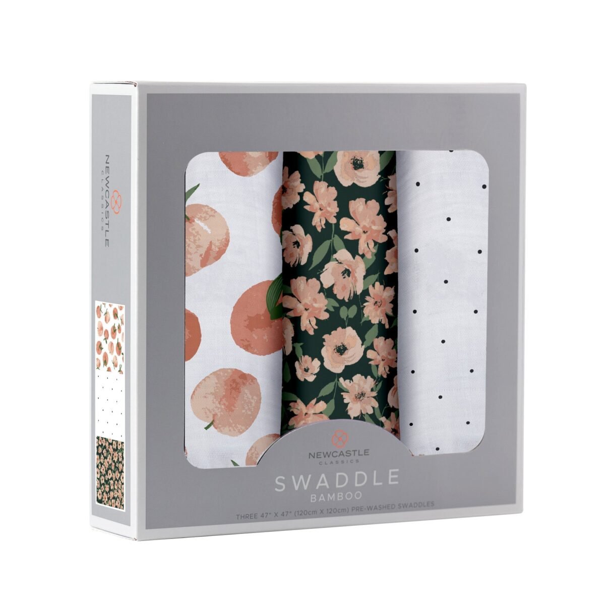 Canyon sunset bamboo swaddle 3 pack | cloudybébé baby product