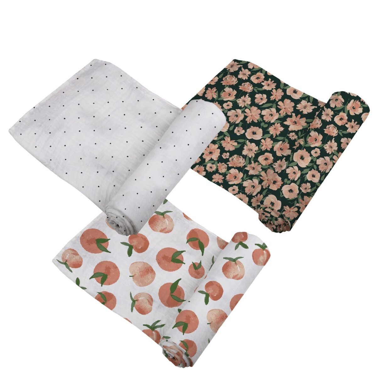 Canyon sunset bamboo swaddle 3 pack | cloudybébé baby product