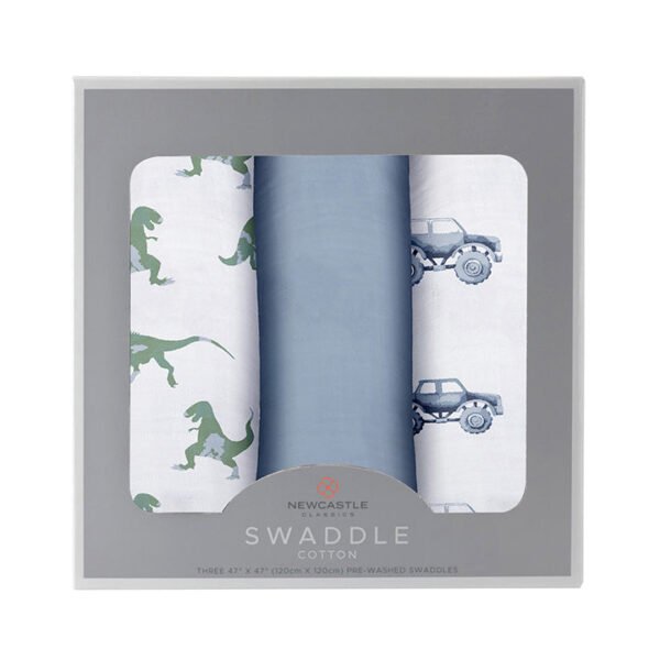 Rough Terrain Cotton Swaddle 3 Pack