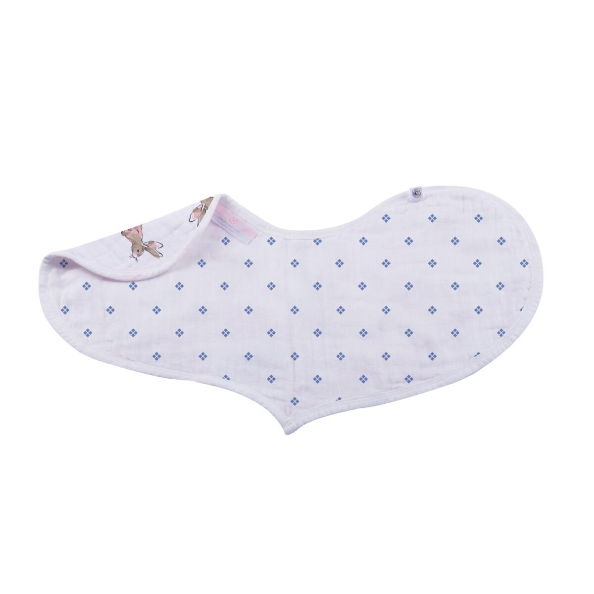 Wildflowers bamboo heart bib 2pk | cloudybébé baby product