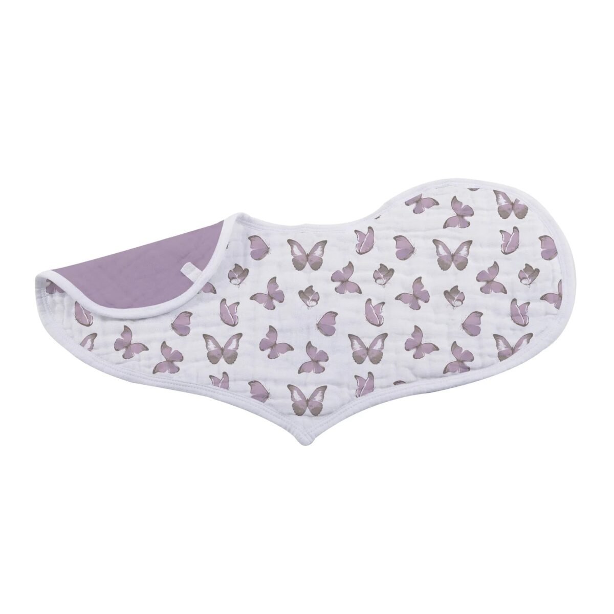 Mountain meadow cotton heart bibs | cloudybébé baby product