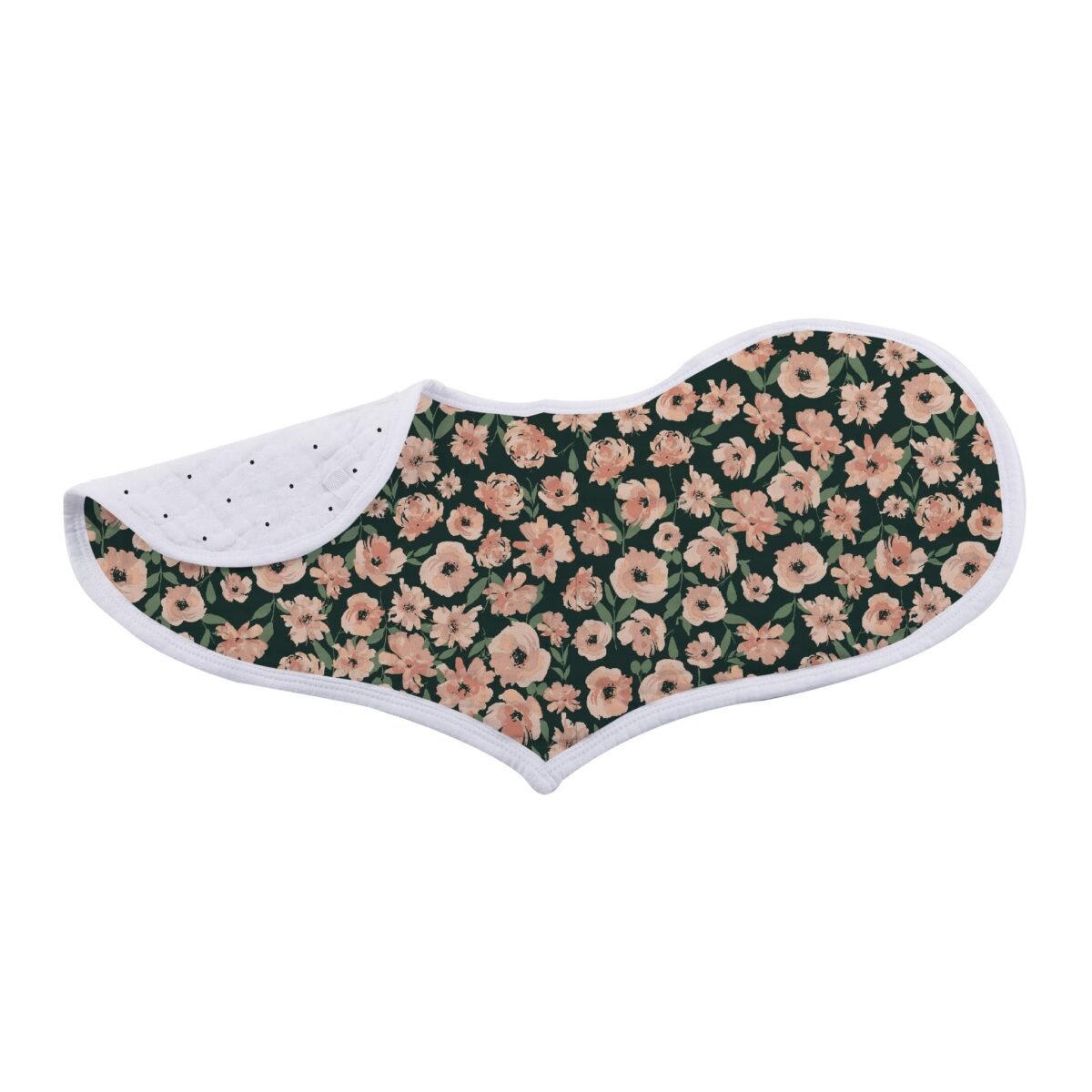 Canyon sunset bamboo heart bib 2pk | cloudybébé baby product
