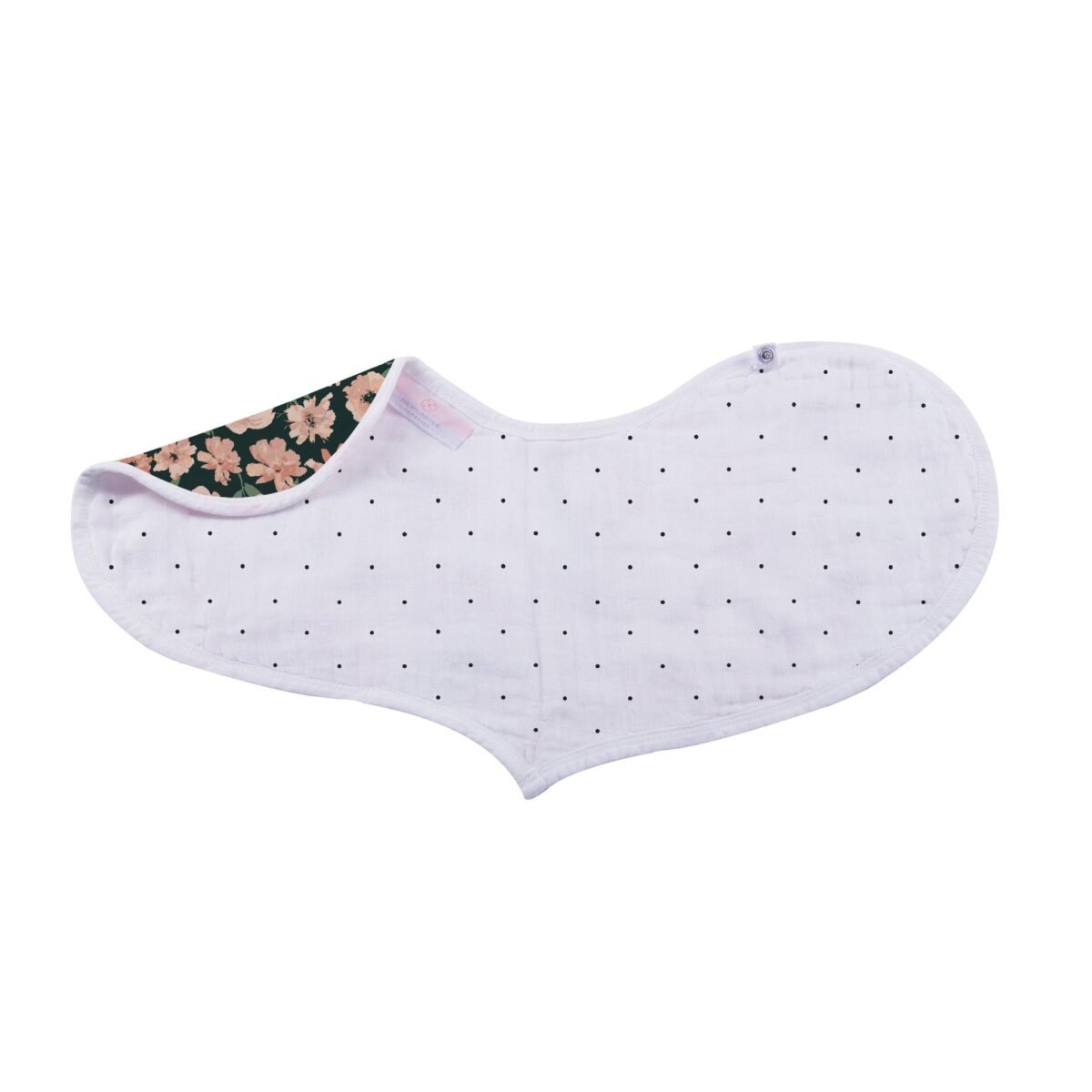 Canyon sunset bamboo heart bib 2pk | cloudybébé baby product