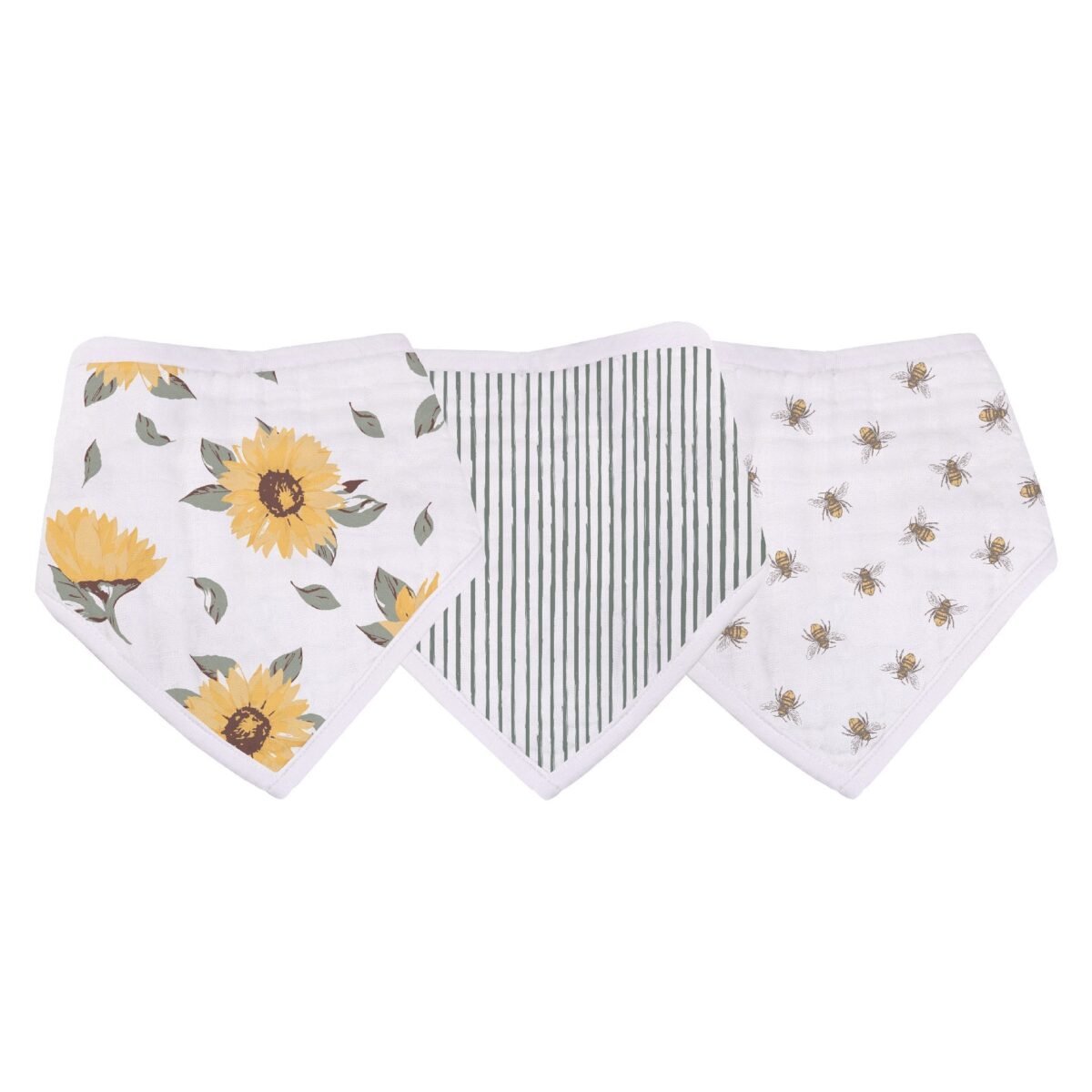 "luxury bamboo bandana bibs in sunrise to sunset colors - perfect blend of style and functionality for newborns. #bamboobandanabibs"
