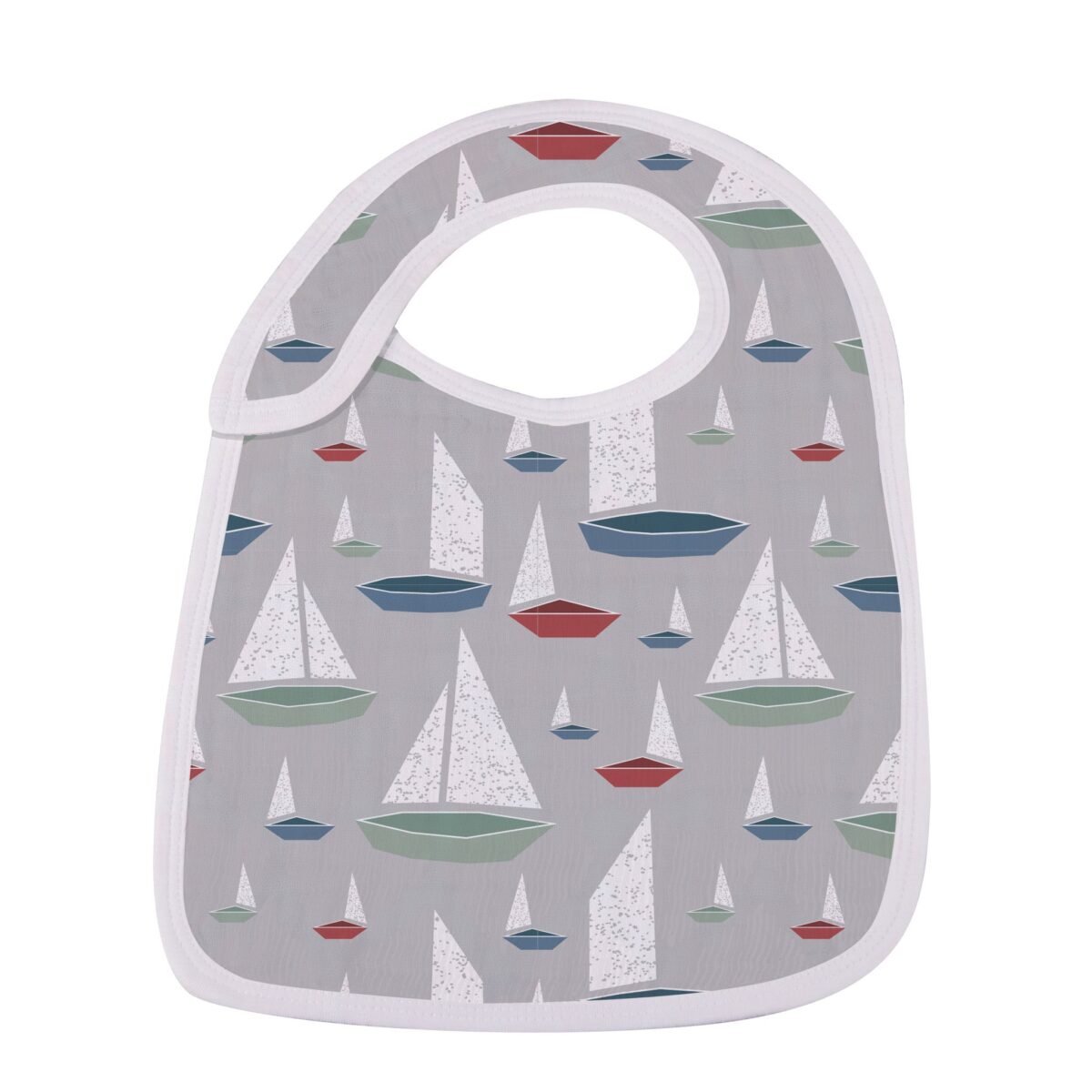 Ocean tides bamboo snap bibs | cloudybébé baby product