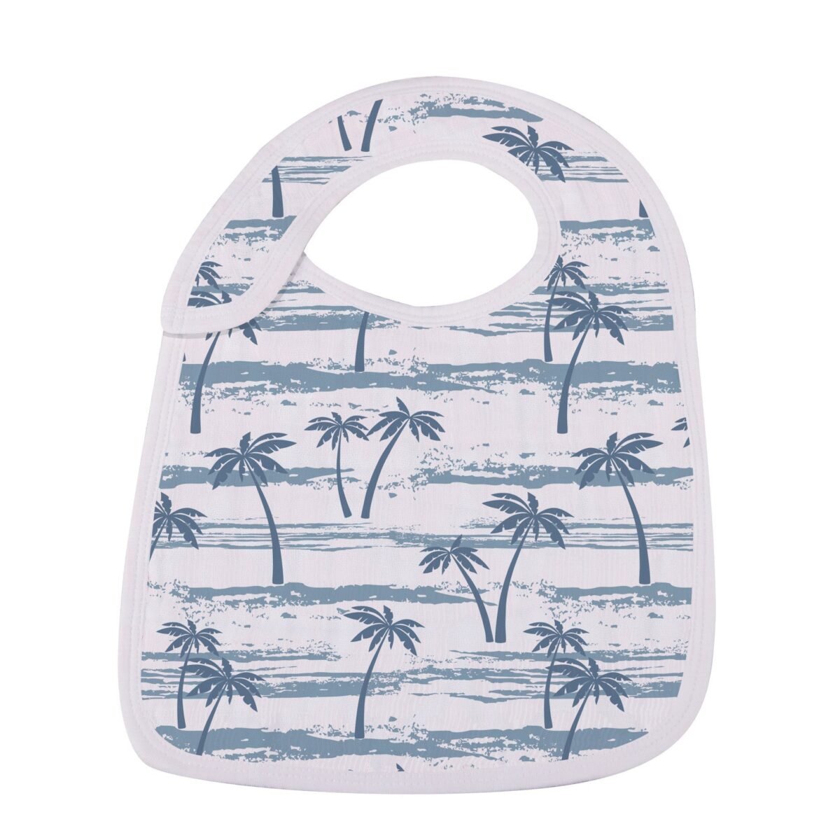 Ocean tides bamboo snap bibs | cloudybébé baby product
