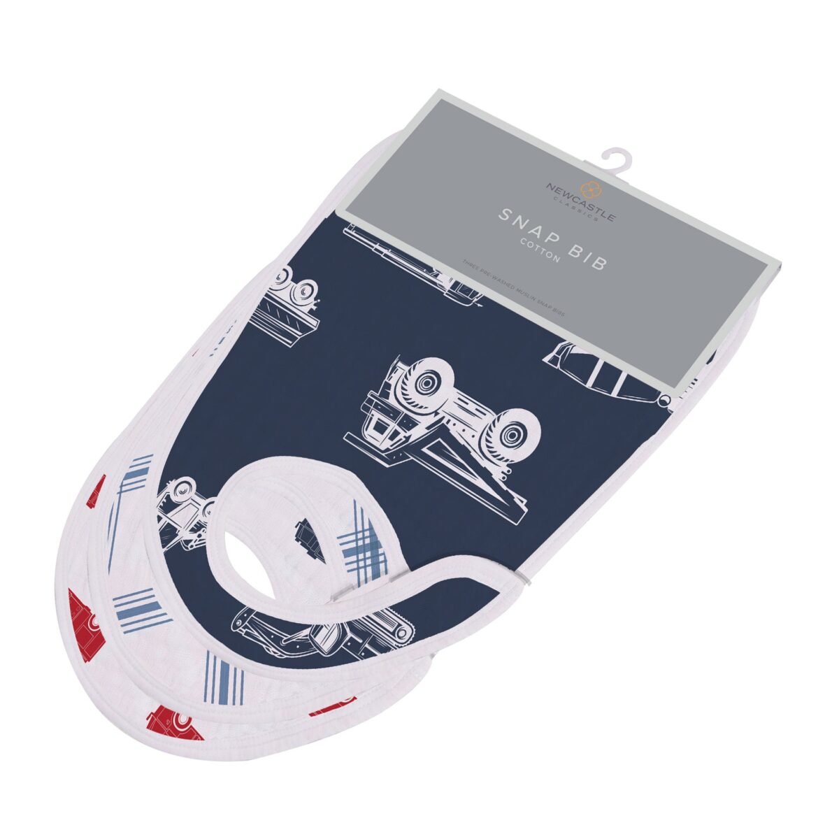 Things that go snap bibs 3pk | cloudybébé baby product