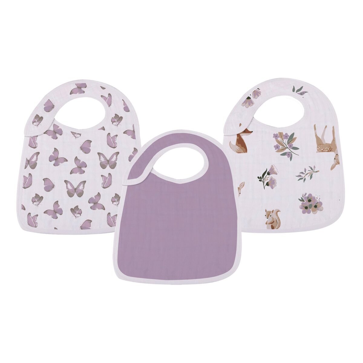 Mountain meadow snap bibs set | cloudybébé baby product