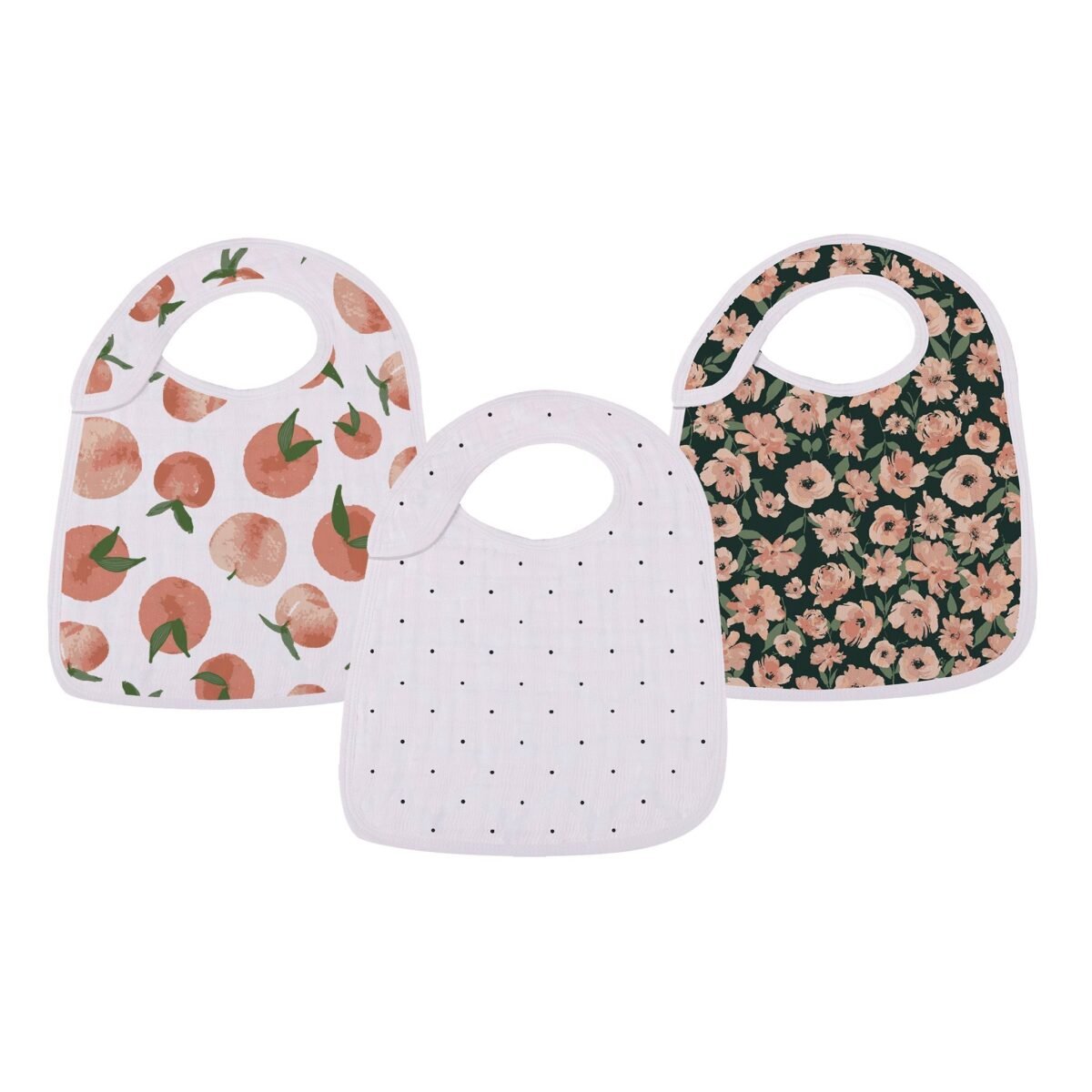 Canyon sunset bamboo snap bibs 3pk | cloudybébé baby product