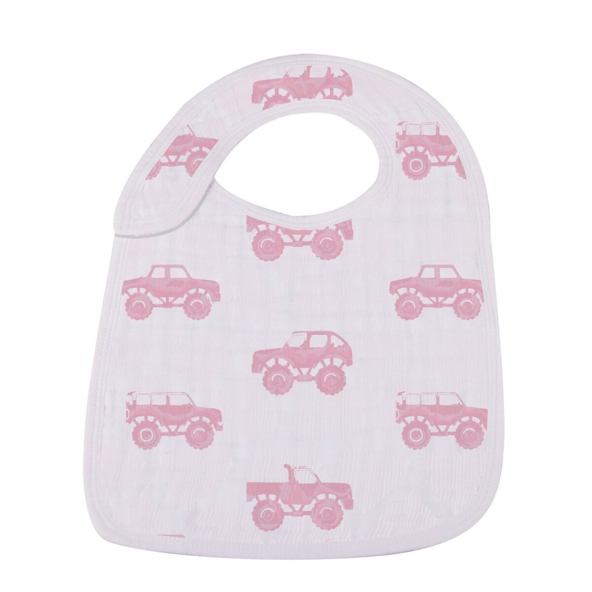 Pretty in pink bamboo snap bibs 3pk | cloudybébé baby product