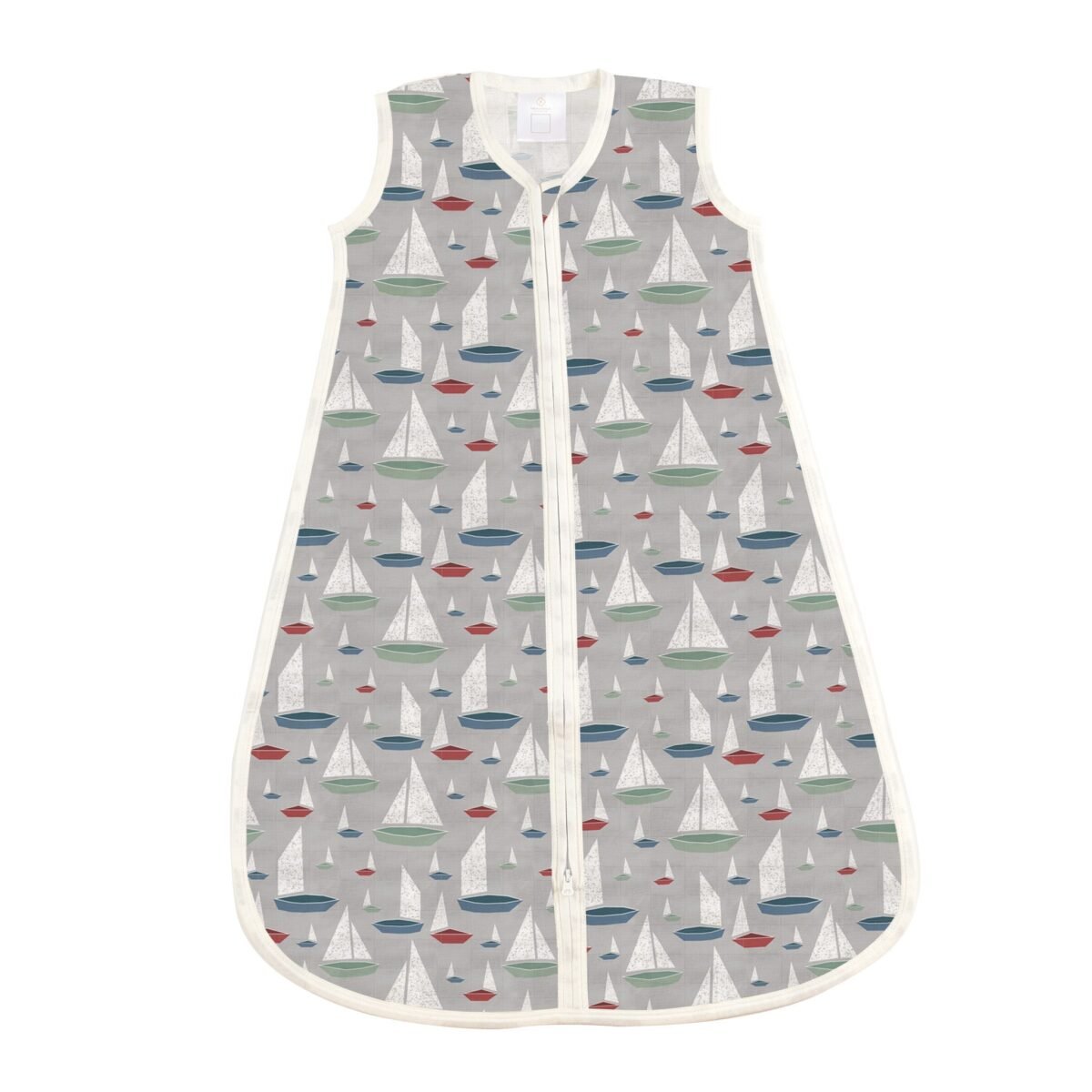 Marina sailboats bamboo sleep sack | cloudybébé baby product