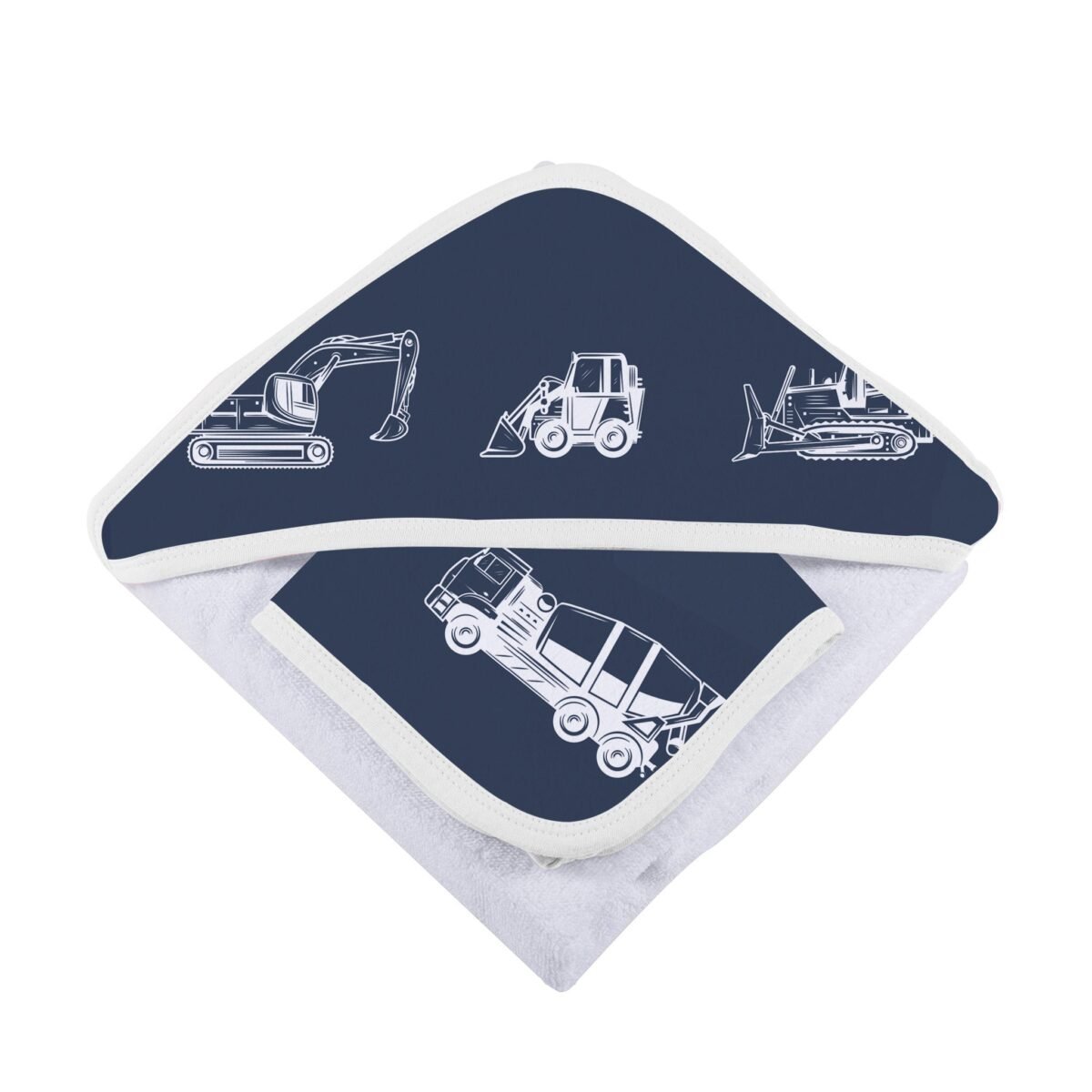 Things that go hooded towel and washcloth set | cloudybébé baby product