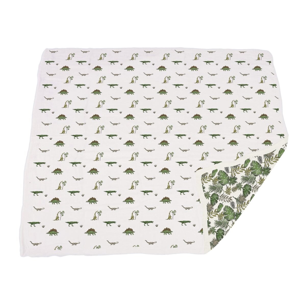 Dino days and tropical forest newcastle blanket | cloudybébé baby product