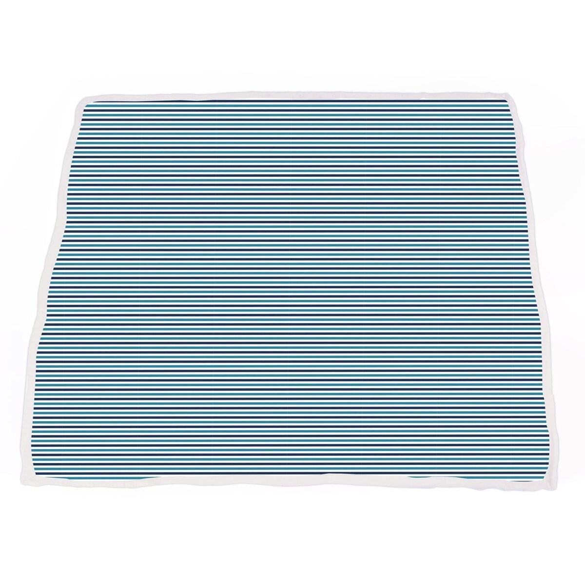 Vintage steam trains and blue stripe bamboo muslin newcastle blanket | cloudybébé baby product