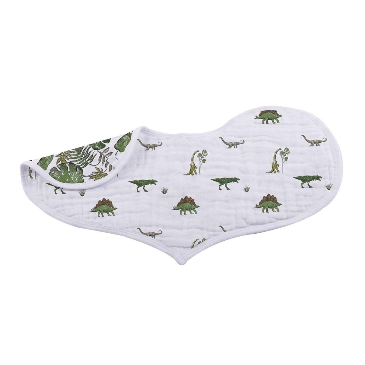 Dino days cotton burp cloth bib 2pk | cloudybébé baby product