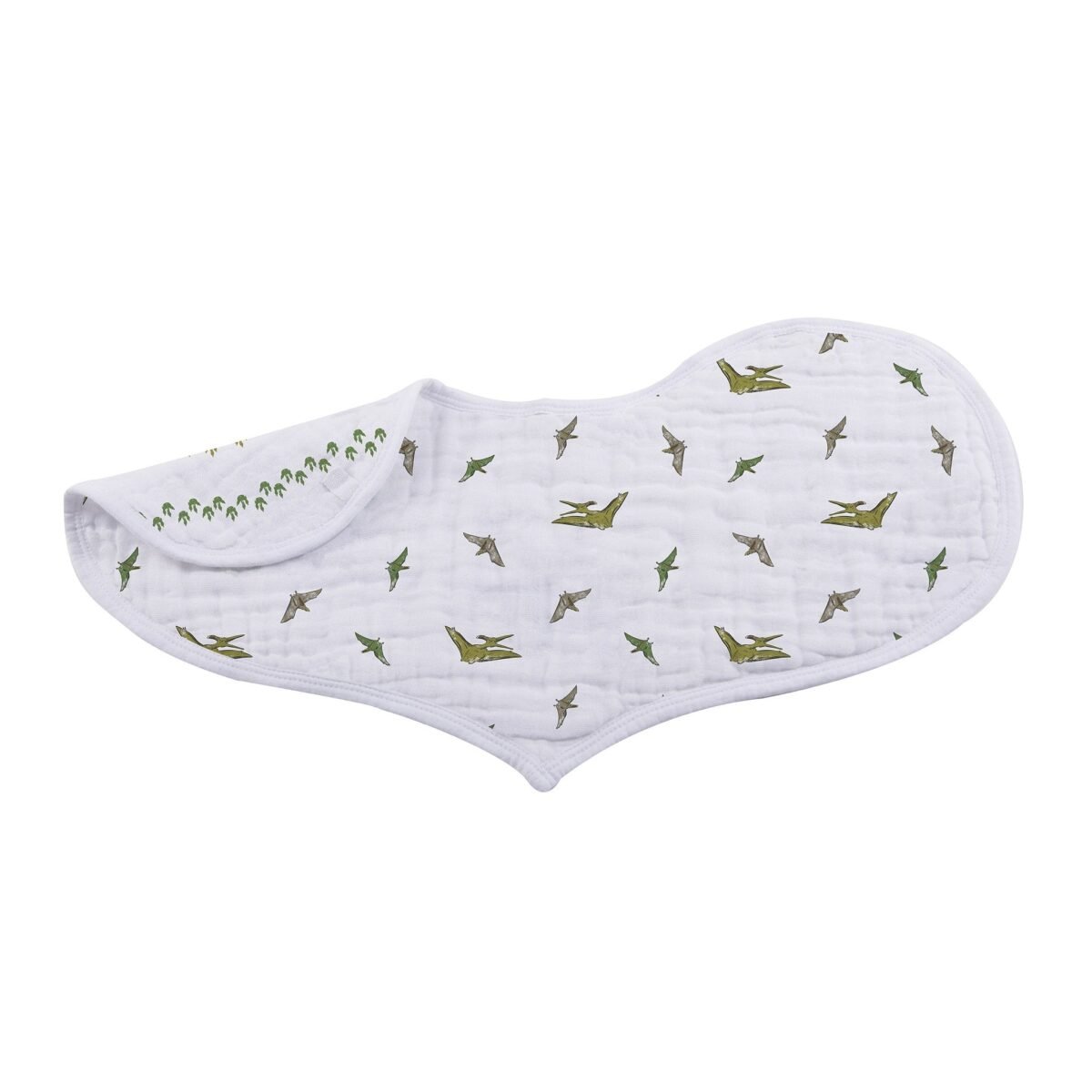 Dino days cotton burp cloth bib 2pk | cloudybébé baby product