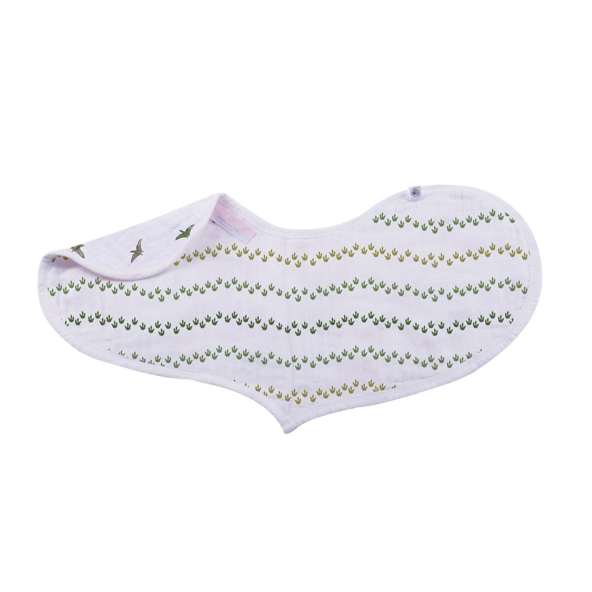 Dino days cotton burp cloth bib 2pk | cloudybébé baby product