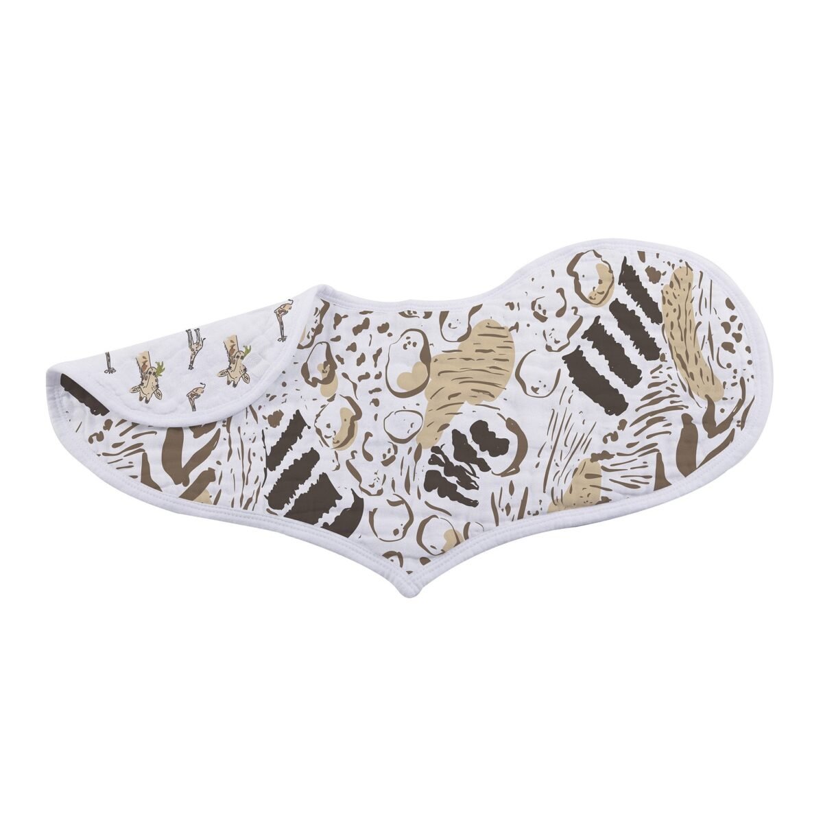 On the savannah heart bib 2pk | cloudybébé baby product