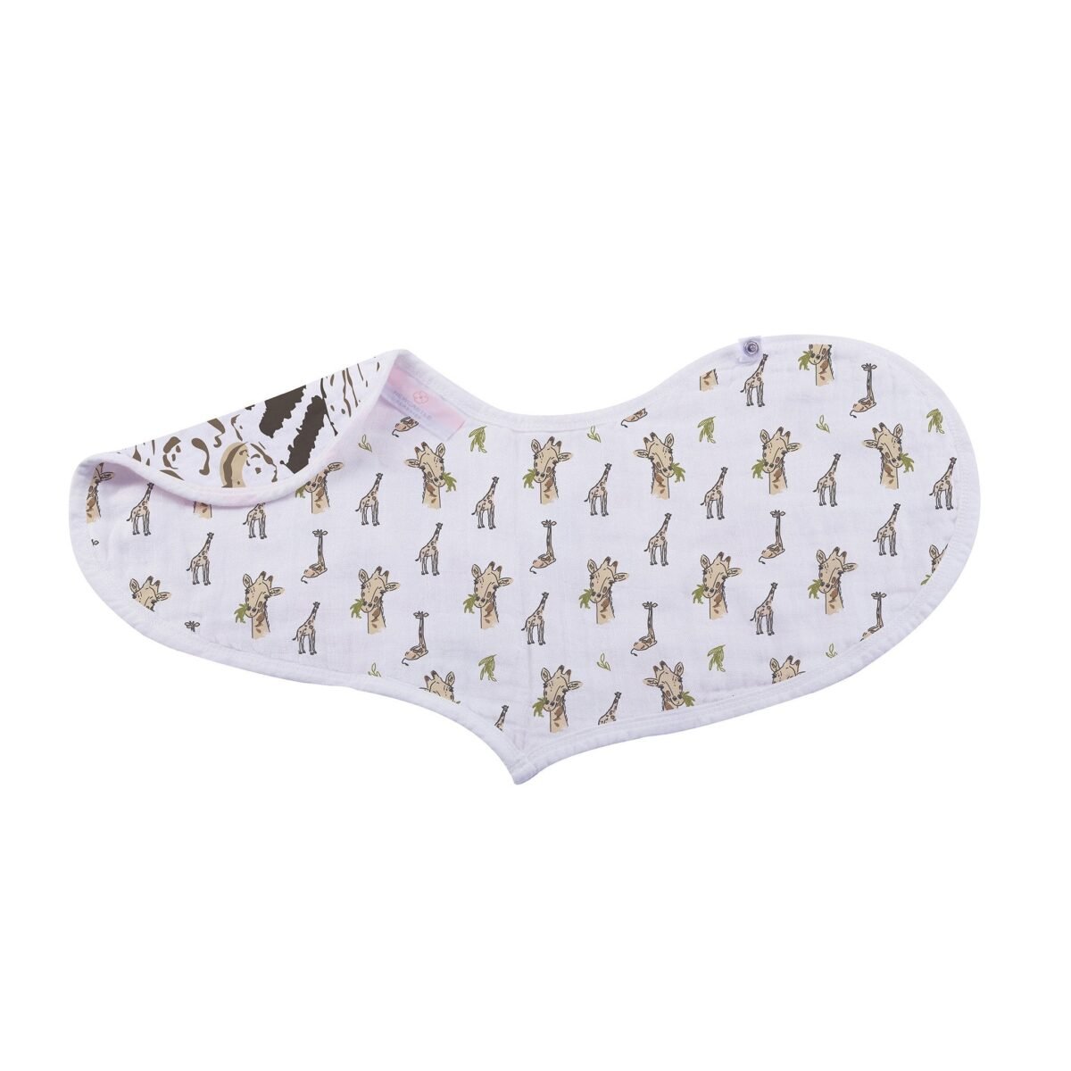 On the savannah heart bib 2pk | cloudybébé baby product