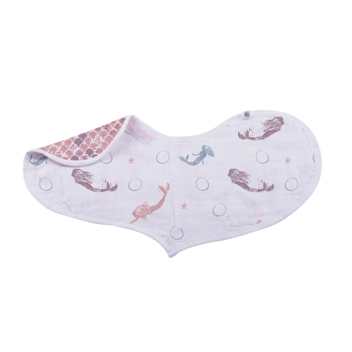 Under the sea bamboo heart bib 2pk | cloudybébé baby product