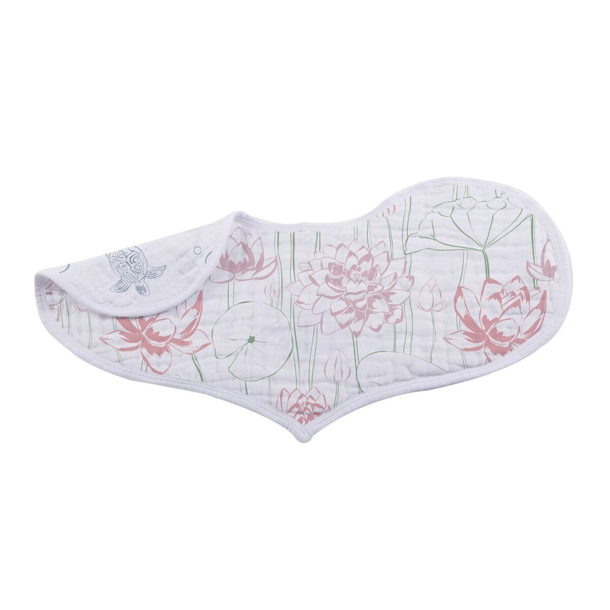Under the sea bamboo heart bib 2pk | cloudybébé baby product