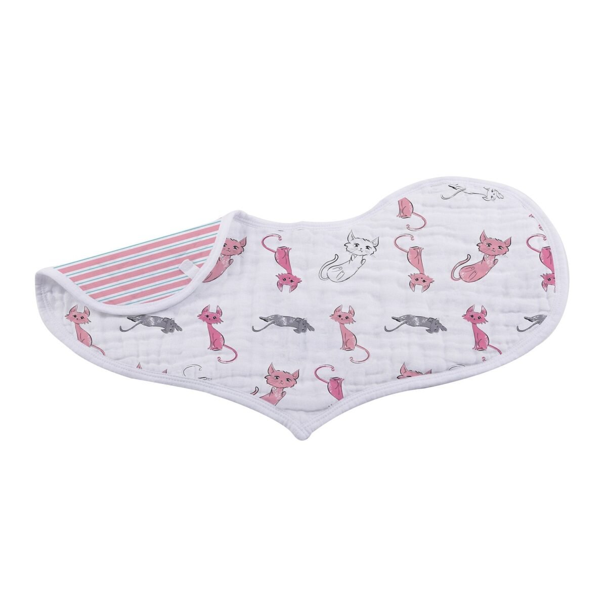 Dandelions bamboo heart bib 2pk | cloudybébé baby product
