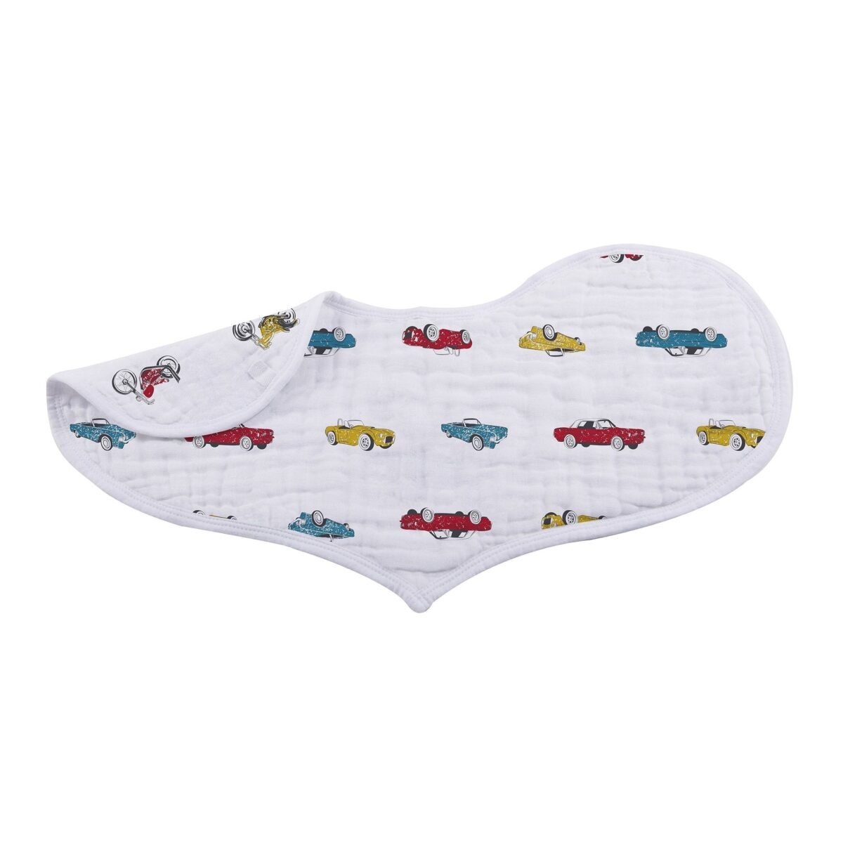 Ultimate road trip bamboo heart bib 2pk | cloudybébé baby product