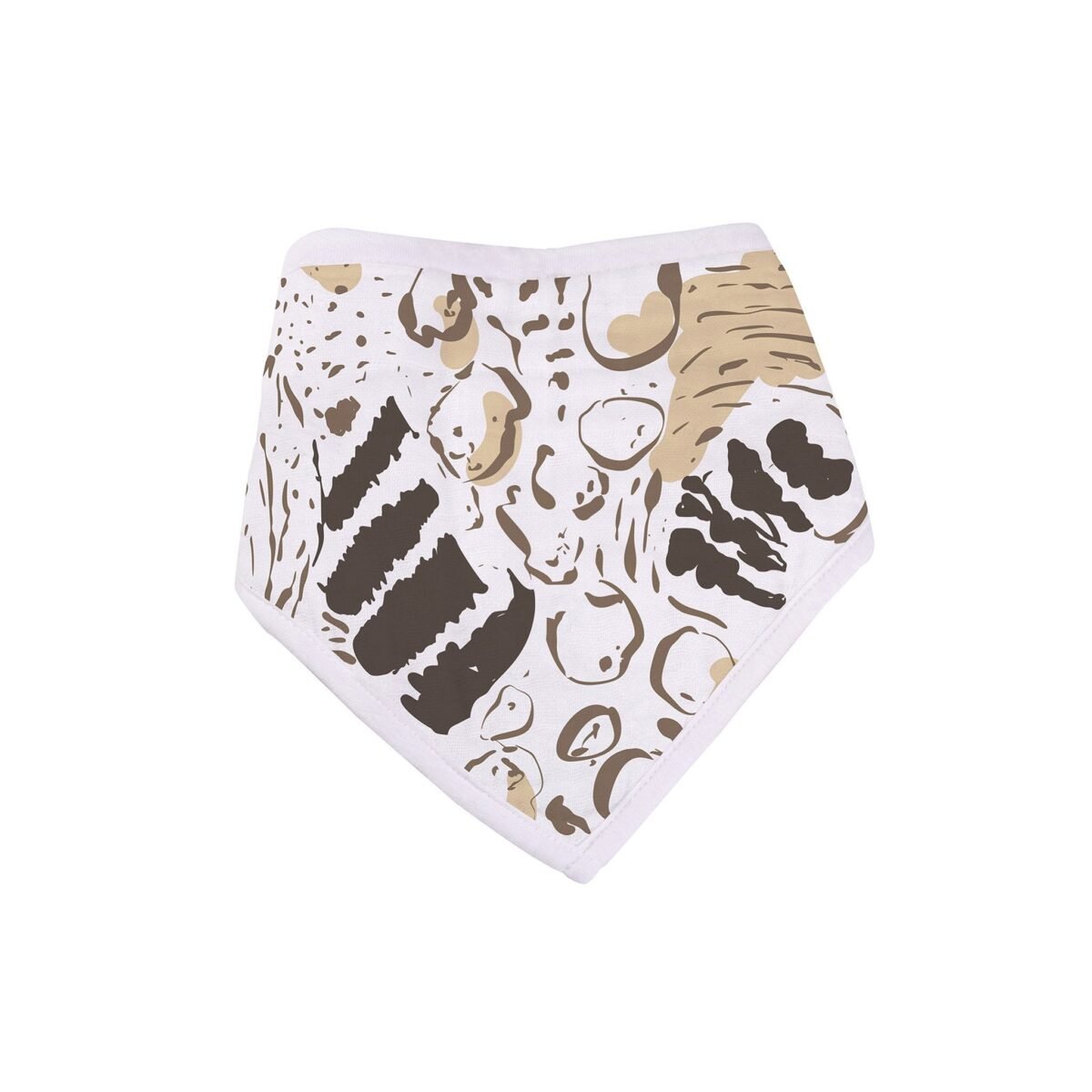 On the savannah bamboo bandana bibs 4pk | cloudybébé baby product
