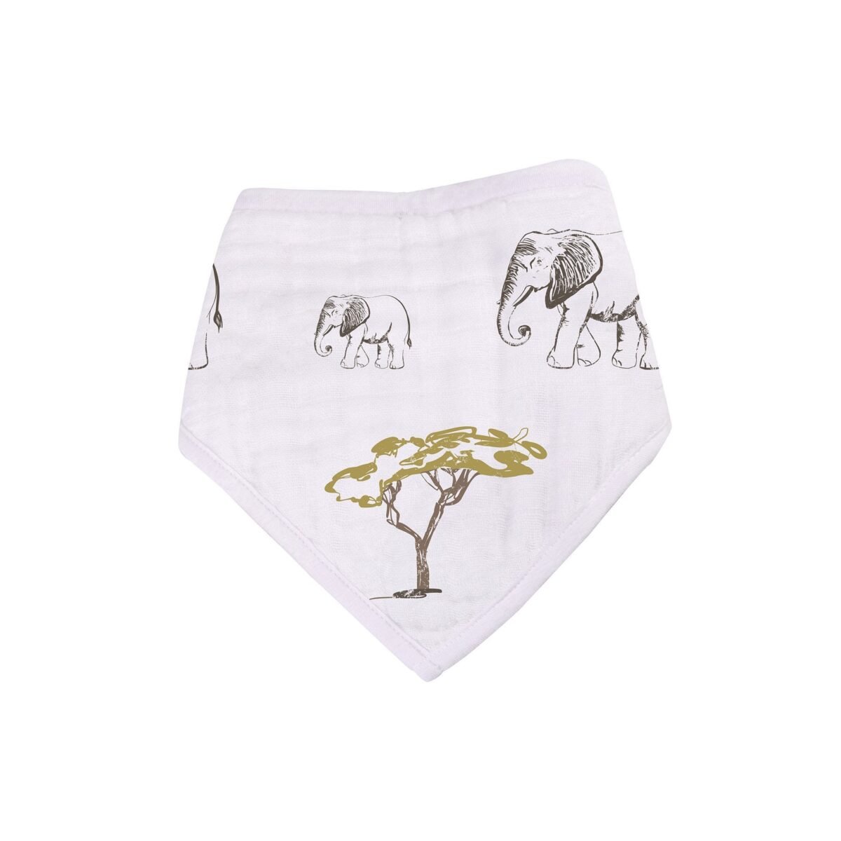 On the savannah bamboo bandana bibs 4pk | cloudybébé baby product