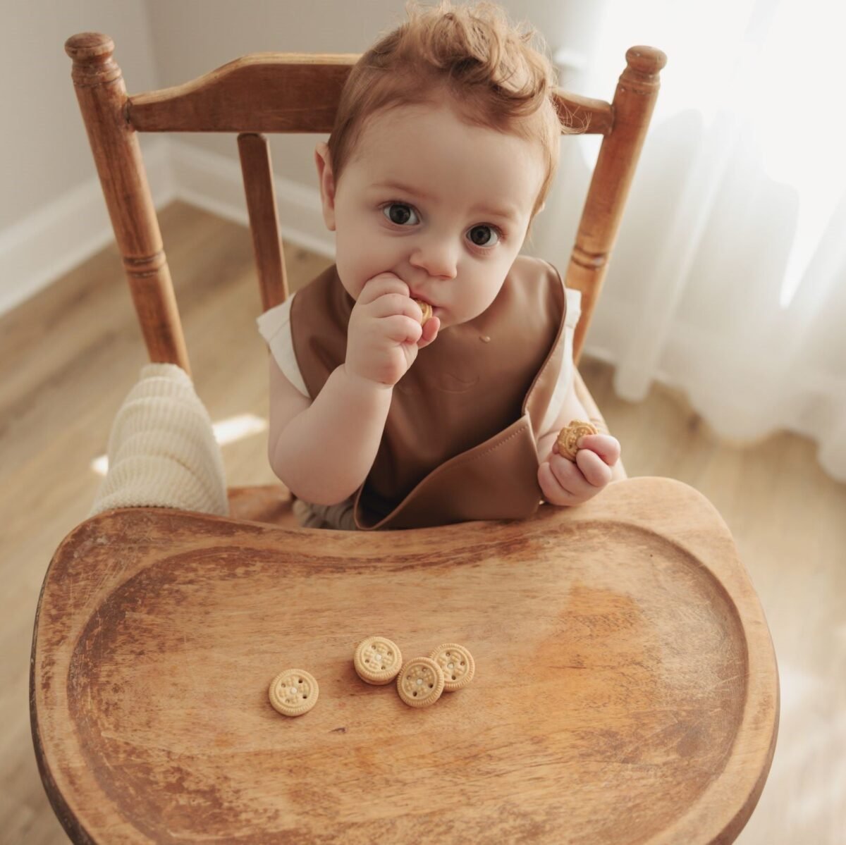 "set of vegan leather bibs for babies 0-12 months - stylish and safe choice for eco-conscious parents seeking premium quality bibs. "