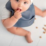 "These high-quality Vegan Leather Bibs are designed for babies 0-12 months, offering a soft and safe option for mealtime. Ideal for eco-conscious parents seeking stylish and durable bibs. Shop now!"