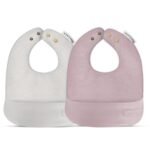 "These high-quality vegan leather bibs are a must-have for babies aged 0-12 months. Soft, safe, and easy to clean, these bibs are perfect for mealtime messes. Shop now for the best Vegan Leather Bibs!" #VeganLeatherBibs"