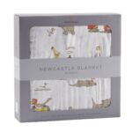Are You My Mother? Bamboo Muslin Newcastle Blanket with Book Set - Image 3